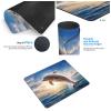Funny Animal Dolphin Premium Ergonomic Mouse Pad - Horizontal, Non-Slip, Durable, Waterproof Design Office and Gaming Mouse Pads view 3