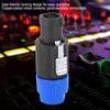 10PCS Audio Speaker Connector C NL4FC Speaker Plug User Friendly Locking 4 Pin Plug Cable Connector (Blue) view 2
