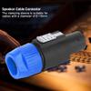 10PCS Audio Speaker Connector C NL4FC Speaker Plug User Friendly Locking 4 Pin Plug Cable Connector (Blue) view 3