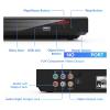 HD DVD Player, Mini DVD Players for TV with Cable, DVD R, DVD RW, JPEG, CD R, CD RW Supported, Built in PAL NTSC, Remote Control, USB2.0 Expansion Interface (US Plug) view 2