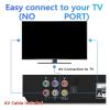 HD DVD Player, Mini DVD Players for TV with Cable, DVD R, DVD RW, JPEG, CD R, CD RW Supported, Built in PAL NTSC, Remote Control, USB2.0 Expansion Interface (US Plug) view 3