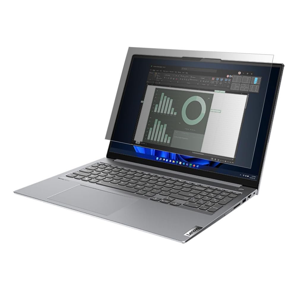 celicious Privacy 2-Way Anti-Spy Filter Screen Protector Film Compatible with Lenovo ThinkBook 16 Gen 4