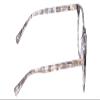 Calabria Ernest 4908 Round Blue Light Blocking Reading Glasses +2.00 Grey Crystal Smoke Marble Men Women view 2