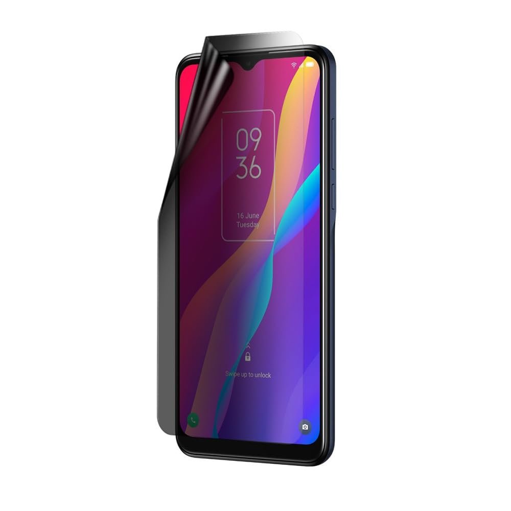celicious Privacy Lite 2-Way Anti-Glare Anti-Spy Filter Screen Protector Film Compatible with TCL 30E