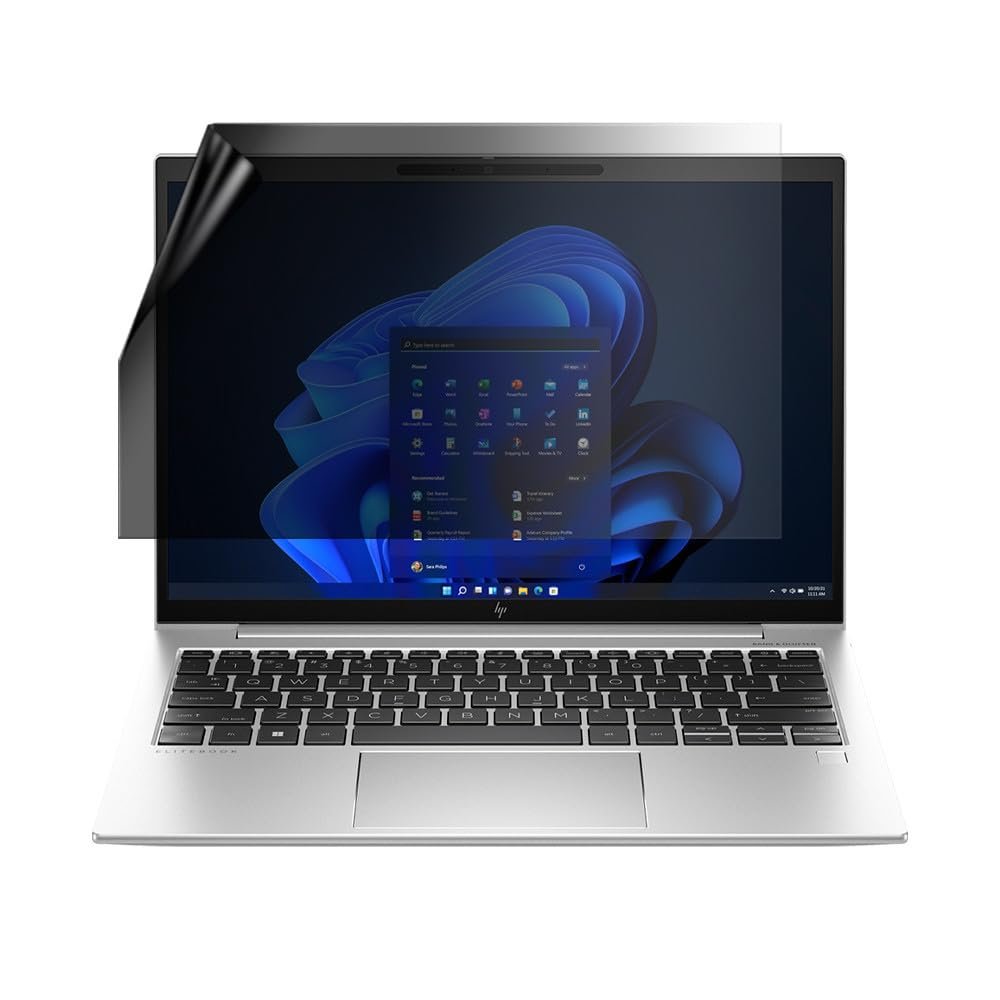 celicious Privacy Lite 2-Way Anti-Glare Anti-Spy Filter Screen Protector Film Compatible with HP EliteBook 830 G10 (Touch)
