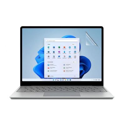 celicious Vivid Invisible Glossy HD Screen Protector Film Compatible with Microsoft Surface Laptop Go 2 [Pack of 2]