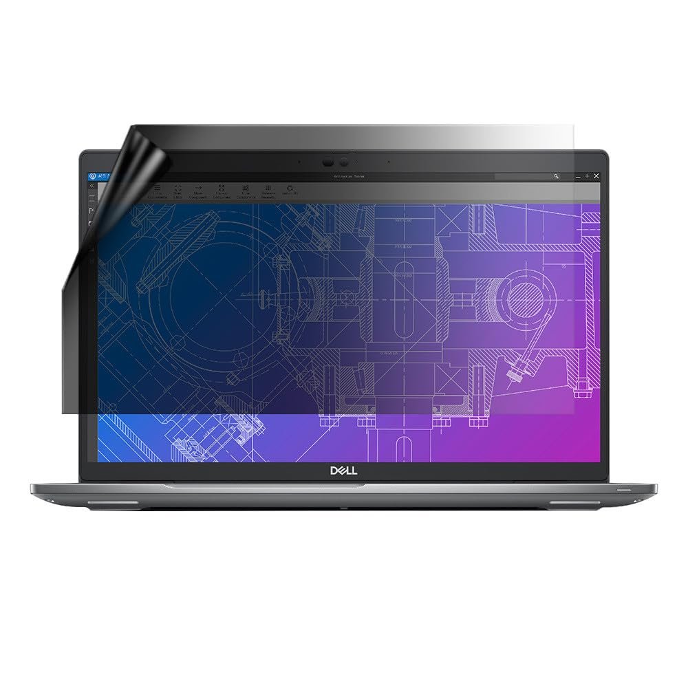 celicious Privacy Lite 2-Way Anti-Glare Anti-Spy Filter Screen Protector Film Compatible with Dell Precision 15 3570 (Touch)