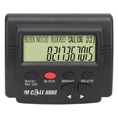 Caller ID Box, 2000 Groups Convenient Call Blocker with LCD Display for Phone