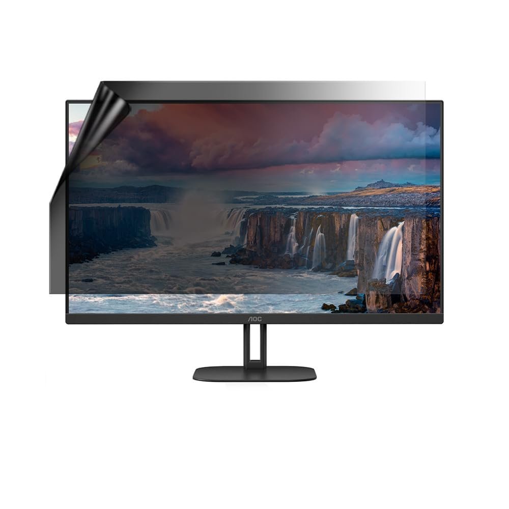 celicious Privacy Lite 2-Way Anti-Glare Anti-Spy Filter Screen Protector Film Compatible with AOC Monitor 24 24V5CE