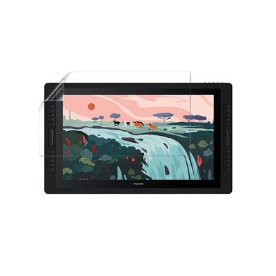 celicious Silk Mild Anti-Glare Screen Protector Film Compatible with Huion Kamvas Pro 24 QHD [Pack of 2]