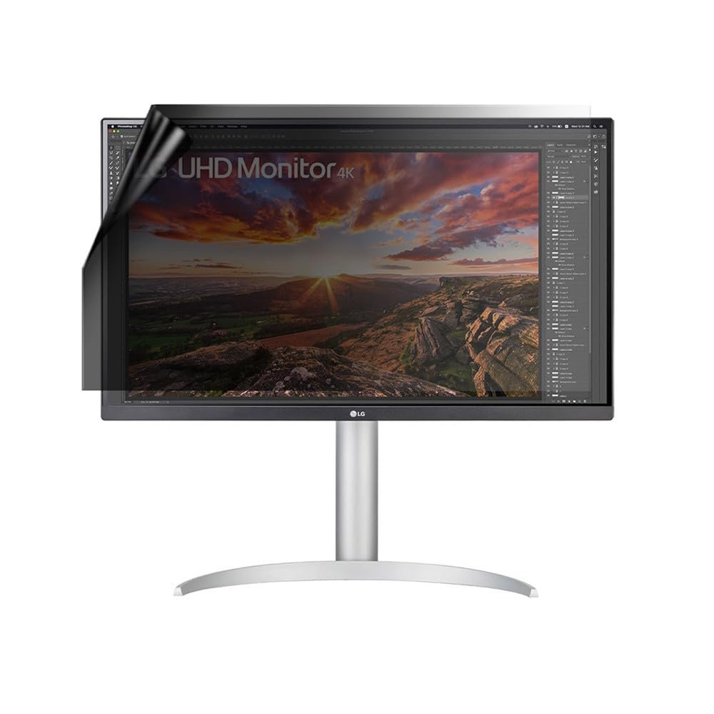 celicious Privacy Lite 2-Way Anti-Glare Anti-Spy Filter Screen Protector Film Compatible with LG Monitor 27 27UP850N