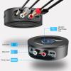 Bluetooth 5.2 Receiver for Home Stereo AUX Adapter for HiFi Music Streaming, Wired Speakers, with AUX 3.5mm/RCA, Long Range,Low Latency and HD Audio view 4