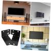 Amosfun Sound Bar Mount Bracket for Wall Shelf Tv Wall Mount Support for Audio Stands Elegant Design for Setup view 2