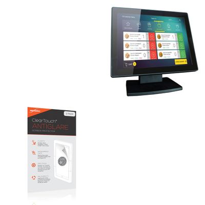 BoxWave Screen Protector Compatible with Angel POS EV-VUEA-ZU8H - ClearTouch Anti-Glare (2-Pack), Anti-Fingerprint Matte Film Skin