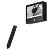 BoxWave Stylus Pouch Compatible with Clinton Electronics CE-M7S-B - Stylus PortaPouch, Pen Stylii Holder Carrier Portable Self-Adhesive - Jet Black view 1