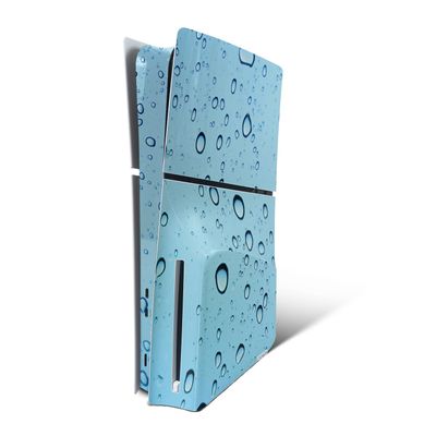 MightySkins Skin Compatible with PlayStation 5 Slim Disk Edition Console Only - Rainy Day | Protective, Durable, and Unique Vinyl Decal wrap Cover | Easy to Apply | Made in The USA