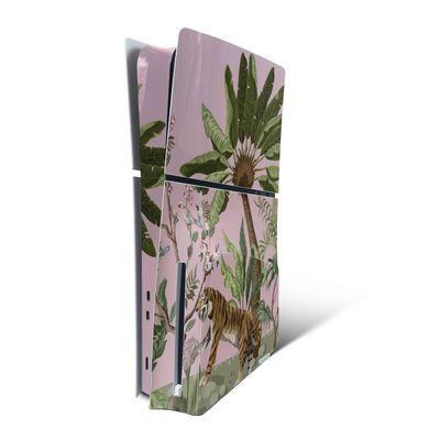 MightySkins Skin Compatible with Playstation 5 Slim Disk Edition Console Only - Chinoiserie Jungle | Protective, Durable, and Unique Vinyl Decal wrap Cover | Easy to Apply | Made in The USA