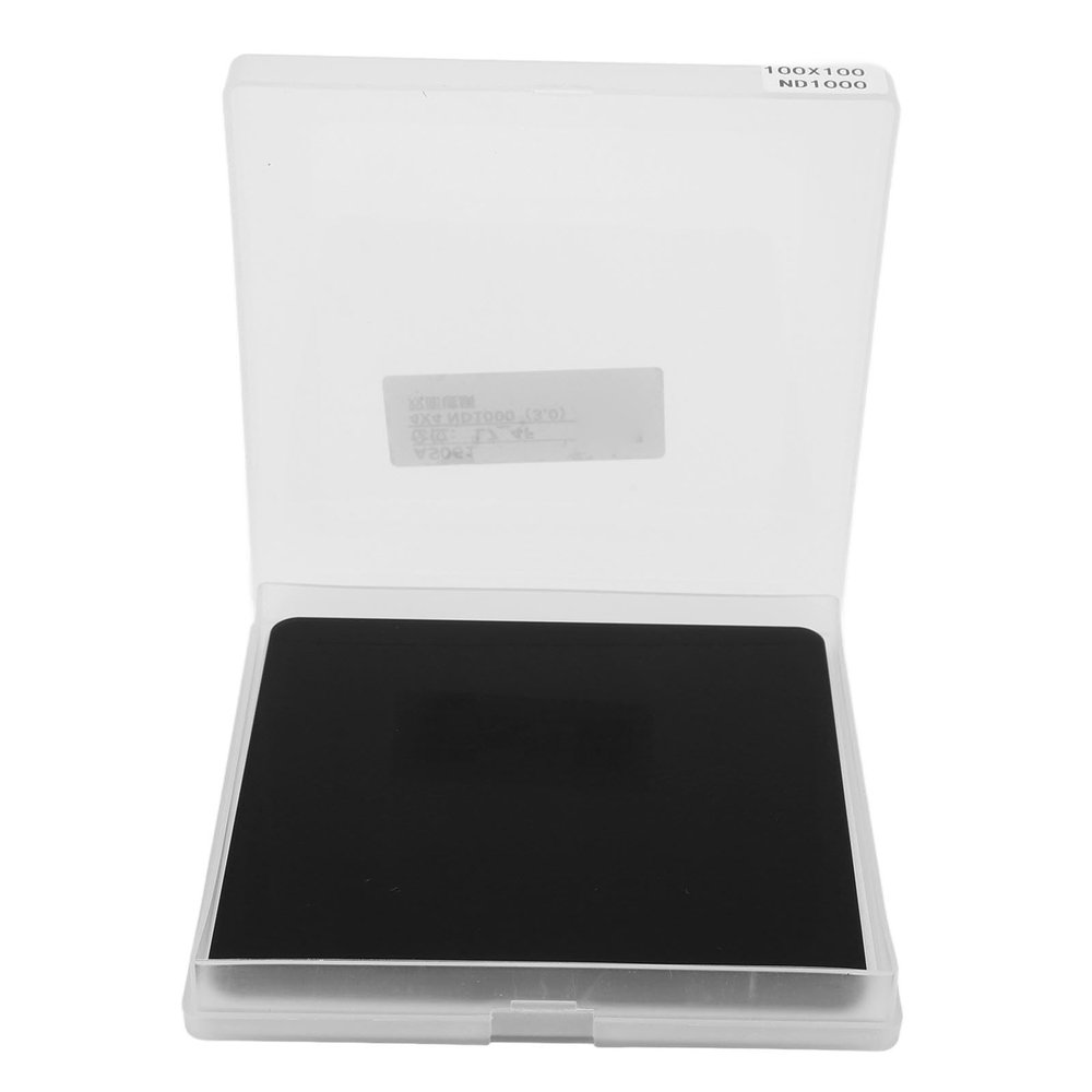 100mm ND Filter, 2mm Thickness Eliminates Reflections 100x100mm ND Filter Reduces Shutter Speed for Photography (ND1000)