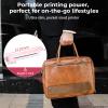 PokeLabel Mobile Portable Wireless Printer, P831 Portable Thermal Transfer Printer, Bluetooth & Inkless, 300DPI, Support US Letter/A4/A5/B5 Plain Paper, Ideal for Business Travel view 2
