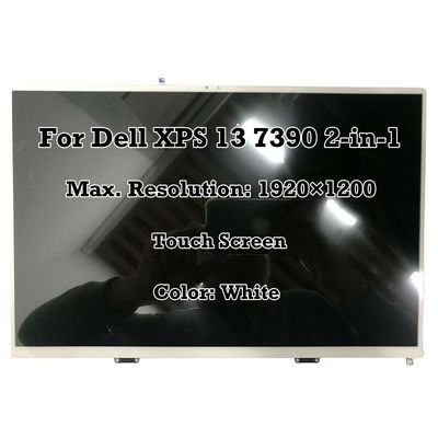 13.4" Replacement FHD 1920x1200 LCD Touch Screen Digitizer Assembly LQ134N1JX41 for Dell XPS 13 7390 2-in-1 White
