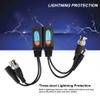 MUNEFE Video Bal Transceiver, Passive Video Bal Adapter, Twisted Pair Data Transmier for port Video Sinals view 3