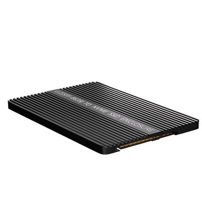 Mustpoint New Version M.2(NGFF) NVMe SSD to U.2 (SFF-8639) 2.5" SSD Adapter with Thermal pad, Convert M.2 NVMe SSD to U.2 not for SATA, Black