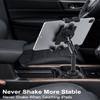 woleyi Cup Holder Tablet Holder for Car Mount - [Metal Arm] Heavy Duty Adjustable Car Cup Tablet Mount Truck Car Accessories, for 4-13" Tablets iPad Pro Air Mini, Galaxy Fold, Kindle Fire, iPhone view 2