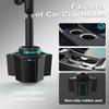 woleyi Cup Holder Tablet Holder for Car Mount - [Metal Arm] Heavy Duty Adjustable Car Cup Tablet Mount Truck Car Accessories, for 4-13" Tablets iPad Pro Air Mini, Galaxy Fold, Kindle Fire, iPhone view 4