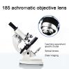 Kngiybo Student Binocular Microscope, Household Professional Equipment, Biological Optics and Electronic Science Experiment, Built-in LED Fill Light, Integrated Vernier Caliper, Gift(Size:A) view 4