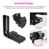 Akeipho L Bracket Vertical Mount Quick Release Plate for DJI Ronin RSC2 / RS2/ RS3 / S, Zhiyun Weebill S Gimbal, DSLR Camera, Tripod, Monopod view 4