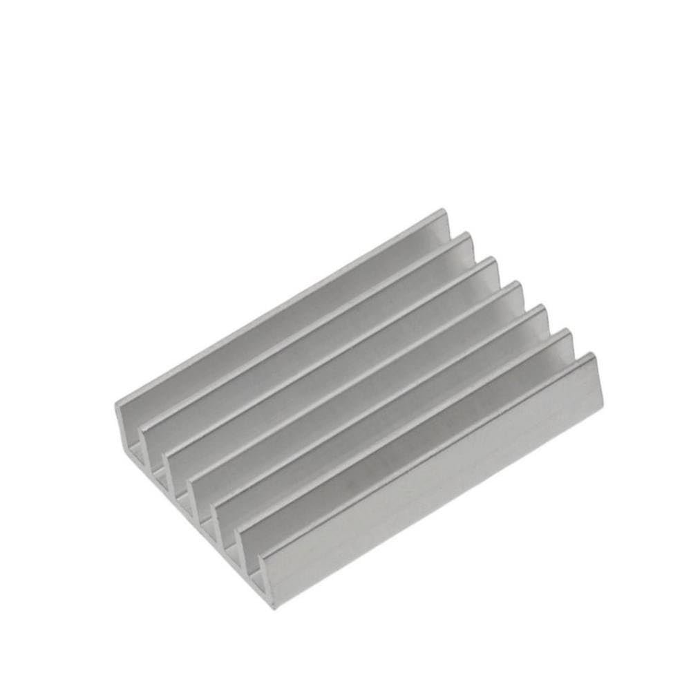 10PCS Heatsink Radiator Cooler Radiator 30x20x6MM Silver Slot Heat Sink