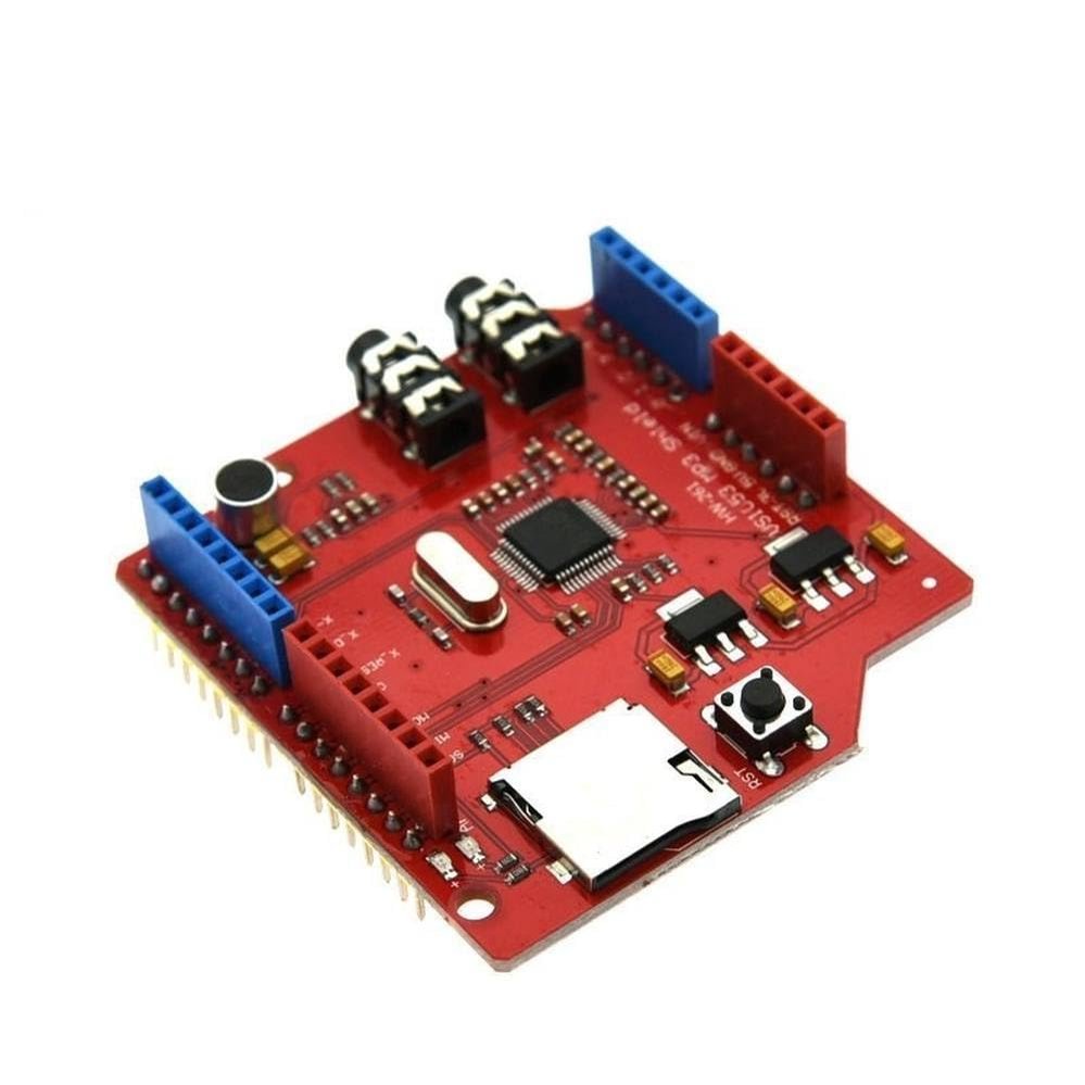 1PCS VS1053 VS1053B Stereo Audio MP3 Player Shield Record Decode Development Board Module with TF Card Slot for R3 One