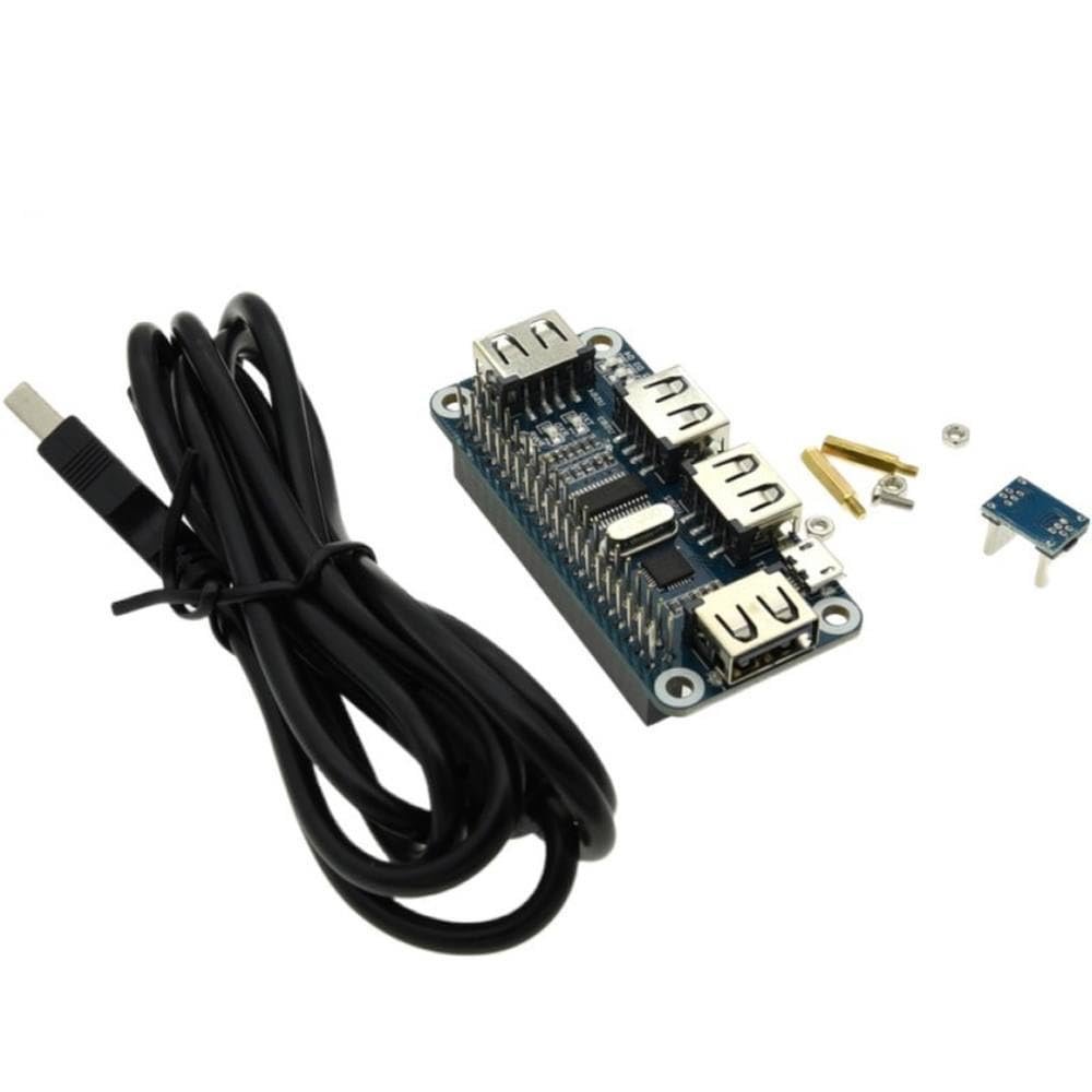 1pcs 4 Ports USB Expansion Board HUB Hub for Raspberry Zero/Zero W/3B+