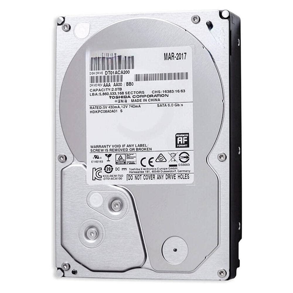 for DT01ACA200 Desktop 2T Hard Disk 7200 to 64M SATA3 Monitoring Hard Disk