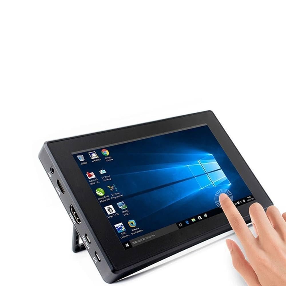 7 Inch Touch Screen IPS 1024x600 LCD HDMI-Compatible Display + Shell for 4 Model 3 B+ Plus/ 3B