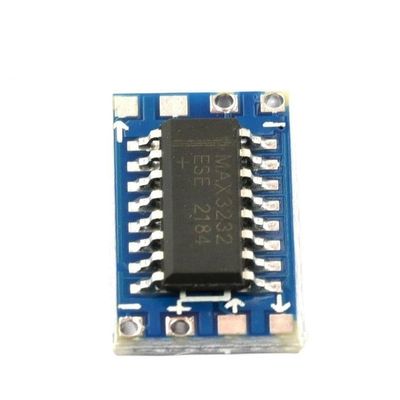 10PCS/LOT Mini RS232 MAX3232 Level to TTL Level Board 120kbps Converter Adaptor Module Serial Converter Board