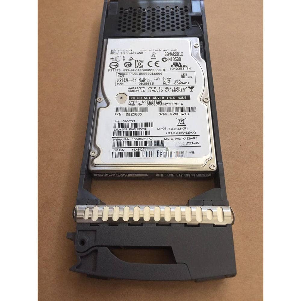 for X422A-R5 SP-422A-R5 108-00221 600G 10K SAS 2.5-inch Hard Disk