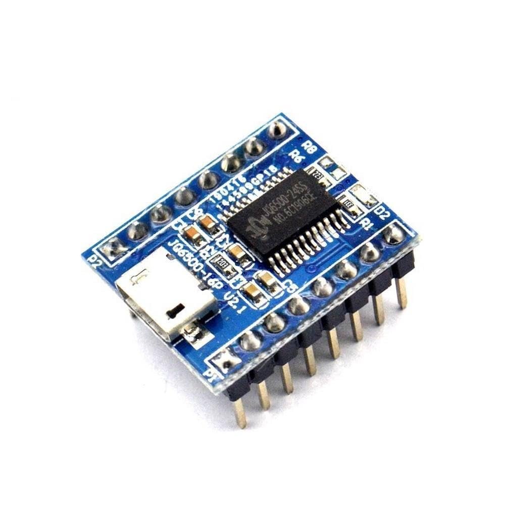 JQ6500 Voice Sound Module USB Replace One to Five Way MP3 Voice Standard JQ6500 Voice Module 16M
