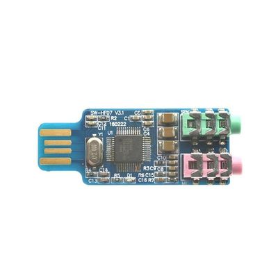 CM108 USB Drive Free Sound Card Laptop Computer External Sound Card Module