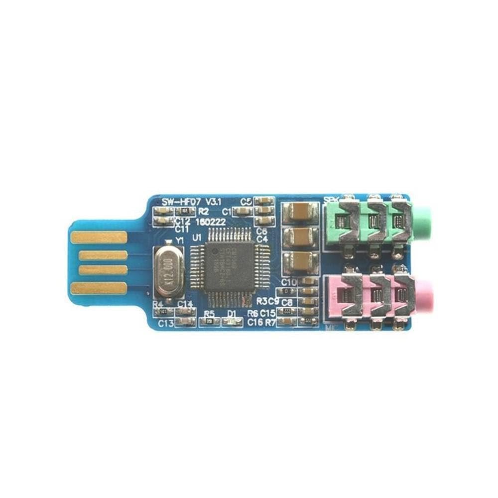 CM108 USB Drive Free Sound Card Laptop Computer External Sound Card Module