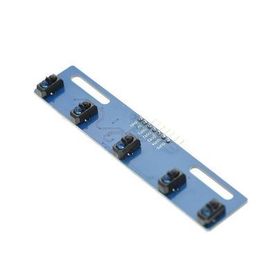 1PCS TCRT5000 5-Way Black and White Line Identification Sensor Module Tracking Intelligent Car Infrared Sensor TCRT5000