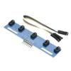 1PCS TCRT5000 5-Way Black and White Line Identification Sensor Module Tracking Intelligent Car Infrared Sensor TCRT5000 view 2