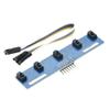 1PCS TCRT5000 5-Way Black and White Line Identification Sensor Module Tracking Intelligent Car Infrared Sensor TCRT5000 view 3