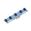 1PCS TCRT5000 5-Way Black and White Line Identification Sensor Module Tracking Intelligent Car Infrared Sensor TCRT5000 view 4