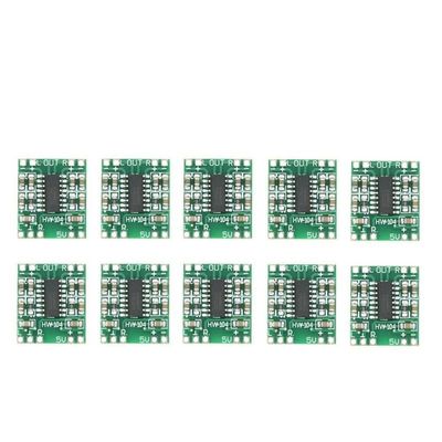 10PCS PAM8403 Super Mini Digital Amplifier Board 2 x 3W Class D Digital Amplifier Board Efficient 2.5 to 5V USB Power Supply
