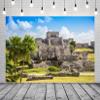 Loccor 5x3ft Fabric Mayan Ruins Backdrop Architecture Ruins Wonder of The World Background Sky Clouds Photo Studio Props Adult Boy Girl Artistic Portrait Photo Props view 2