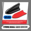 UGSHY 10 PCS Air Vortex Generator Diffuser, Self-Adhesive Diffuser Shark Fin Kit, 2 Inch Spoiler Roof Wing Pointed Set, Shark Fin Decoration Parts Universal Auto accessoriers for Cars (Black) view 3