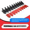 UGSHY 10 PCS Air Vortex Generator Diffuser, Self-Adhesive Diffuser Shark Fin Kit, 2 Inch Spoiler Roof Wing Pointed Set, Shark Fin Decoration Parts Universal Auto accessoriers for Cars (Black) view 4
