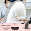 KMLSHLL Half Moon Nail Desk Lamp, 48W Manicure LED Light, 3360 Lumen Stepless Dimming With Wire Controller, 3 Light Modes for Desk, Arch Light for Nail Techs view 4