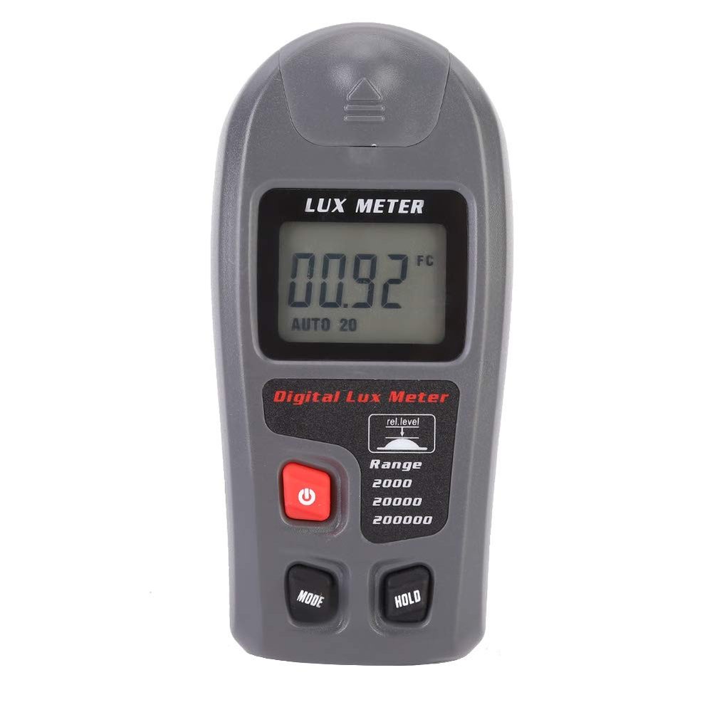 Gavigain Digital Luxmeter Meter,Handheld Digital Electronic Luxmeter Light Meter Illuminometer Photometer with 200,000 Range